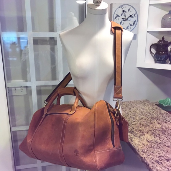 Leather Rustic Town Rugged  unisex travel bag - Picture 7 of 16